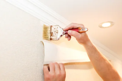 Pose de papier peint à Stotzheim — revêtements muraux et toiles de verre